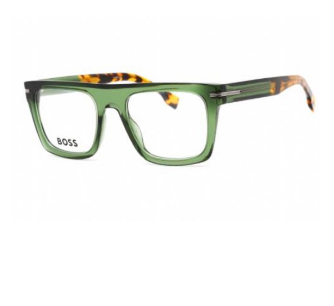 HUGO BOSS..
BOSS 1597..
Colors
GREEN HAVANA / Clear demo