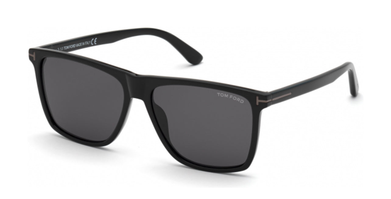 Tom ford FT0833-F-N 01A Shiny Black/Smoke