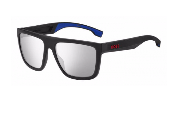 BOSS 1451/S 0VK/DC Matte Black/Blue/Silver Mirror