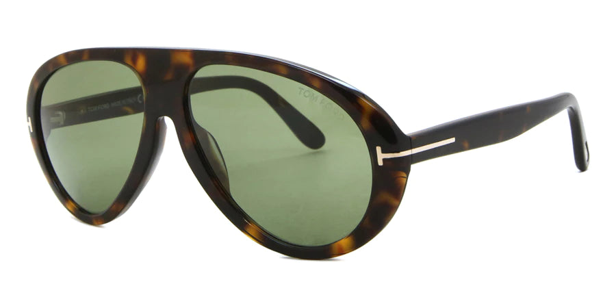 Tom Ford FT0988 52N Dark Havana / Green