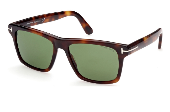 FT0906 53N Blonde Havana/Green 56mm