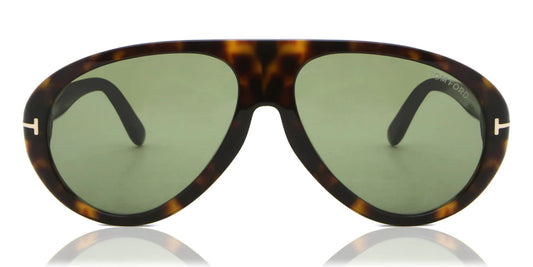 Tom Ford FT0988 52N Dark Havana / Green